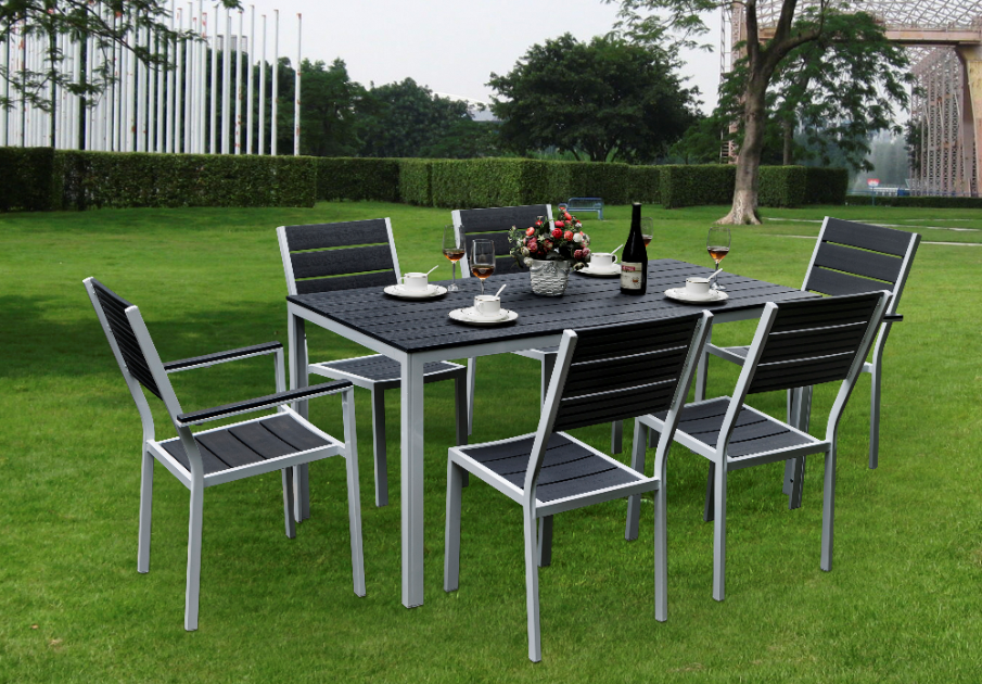 7 20Piece 20Outdoor 20Grey 20and 20White
