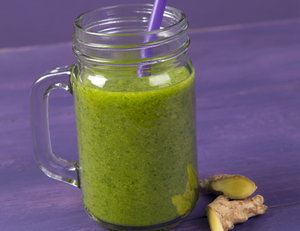 Ginger peach smoothie