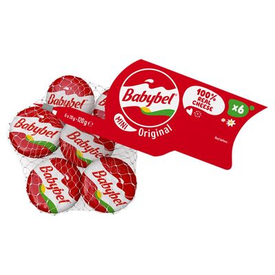 Mini Babybel Protein/ Original/ LightOriginal 6 Pack 120g