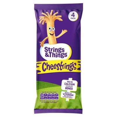 Strings & Things Cheestrings Original 4 Pack 80g