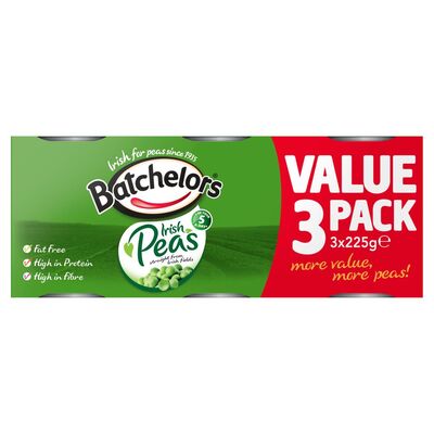 Batchelors Processed Peas 3 Pack 675g
