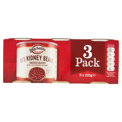 Batchelors Red Kidney Beans 3 Pack 675g