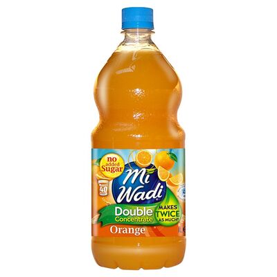 Miwadi No Added Sugar Double Concentrate Orange 1ltr