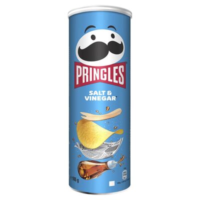 Pringles Salt & Vinegar Crisps 165g
