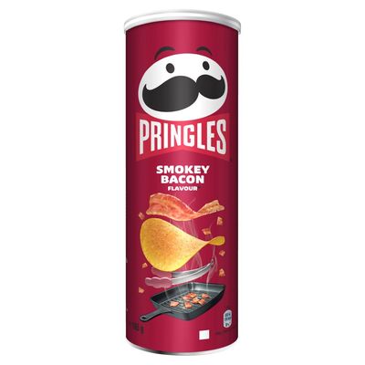 Pringles Smokey Bacon Crisps 165g