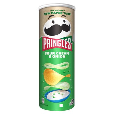 Pringles Sour Cream & Onion Crisps 165g