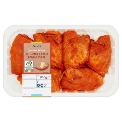 Centra Buttermilk & Chilli Chicken Thighs 650g