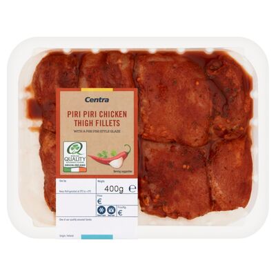 Centra Fresh Irish Chicken Piri Piri Thigh Fillets 400g