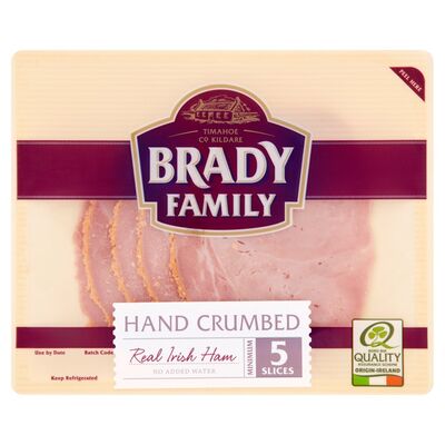 Brady Family Crumbed Ham Slices 90g