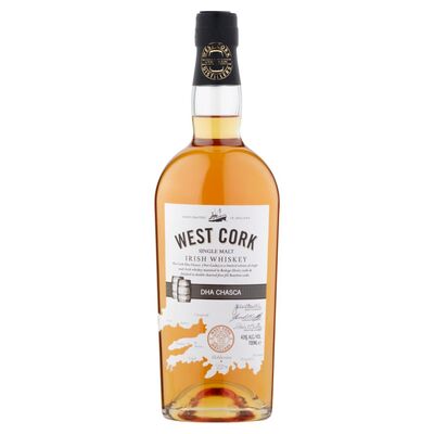 West Cork Dha Chasca Single Malt Irish Whiskey 70cl