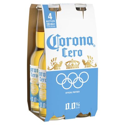 Corona 0.0% Beer Bottle Pack 4 x 330ml