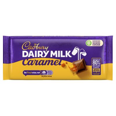 Cadbury Dairy Milk Caramel Chocolate Bar 120g