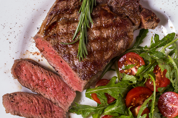 Seared steak 520x400