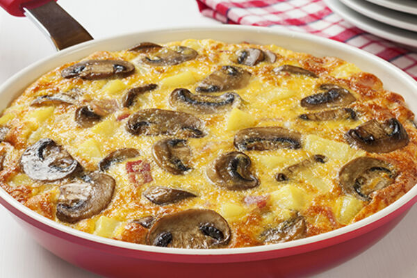 Bacon and Mushroom Frittata