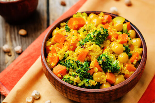 Broccoli and Chickpea Curry