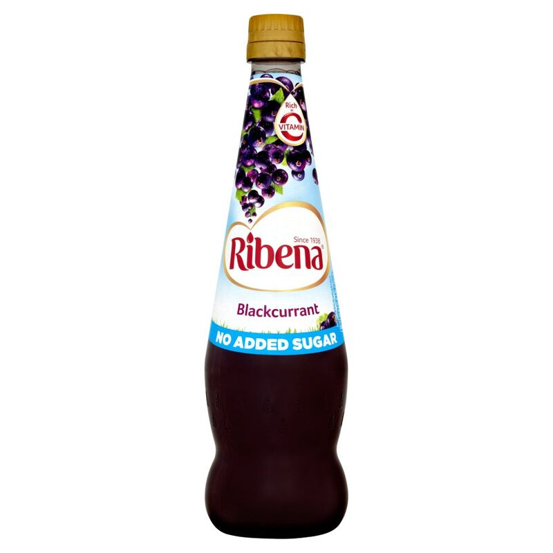 Ribena Blackcurrant No Added Sugar 850ml