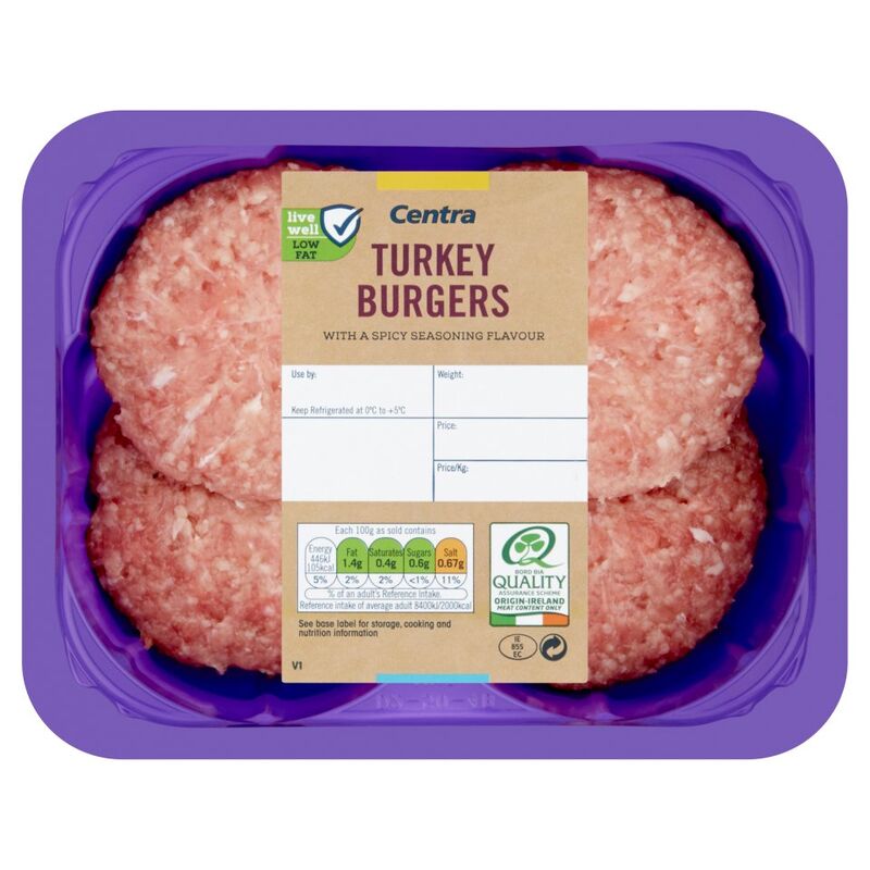 Centra Turkey Burgers